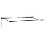 Casa si Gradina - Gradina si terasa - Umbrele si pavilioane - Pavilioane - Cortina Retractabila Manual Antracit si Alb - Infinity.ro