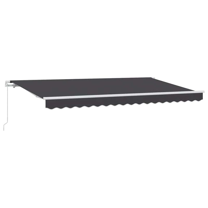 Casa si Gradina - Gradina si terasa - Umbrele si pavilioane - Pavilioane - Cortina Retractabila Manual Antracit si Alb - Infinity.ro