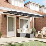 Casa si Gradina - Gradina si terasa - Umbrele si pavilioane - Pavilioane - Cortina Retractabila Manual Antracit si Alb - Infinity.ro