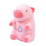 Jucarii, Copii si Bebe - Jucarii si jocuri - Jucarii de plus - Jucarie de plus Capibara KidMania® cu functie de respiratie, melodii si lumina pentru copii, 25 cm, roz - Infinity.ro
