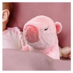 Jucarii, Copii si Bebe - Jucarii si jocuri - Jucarii de plus - Jucarie de plus Capibara KidMania® cu functie de respiratie, melodii si lumina pentru copii, 25 cm, roz - Infinity.ro