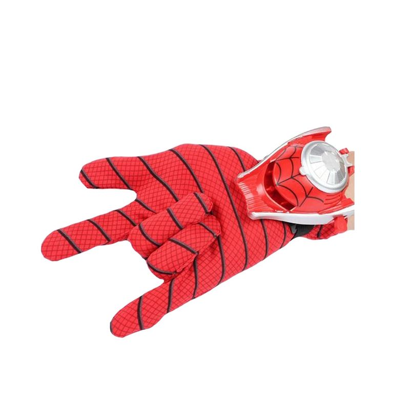 Jucarii, Copii si Bebe - Jucarii si jocuri - Jucarii de rol - Masti si costume copii - Costum Spider-Man KidMania® cu muschi si doua manusi lansator cu ventuze pentru copii 3-5 ani 90-110 cm - Infinity.ro
