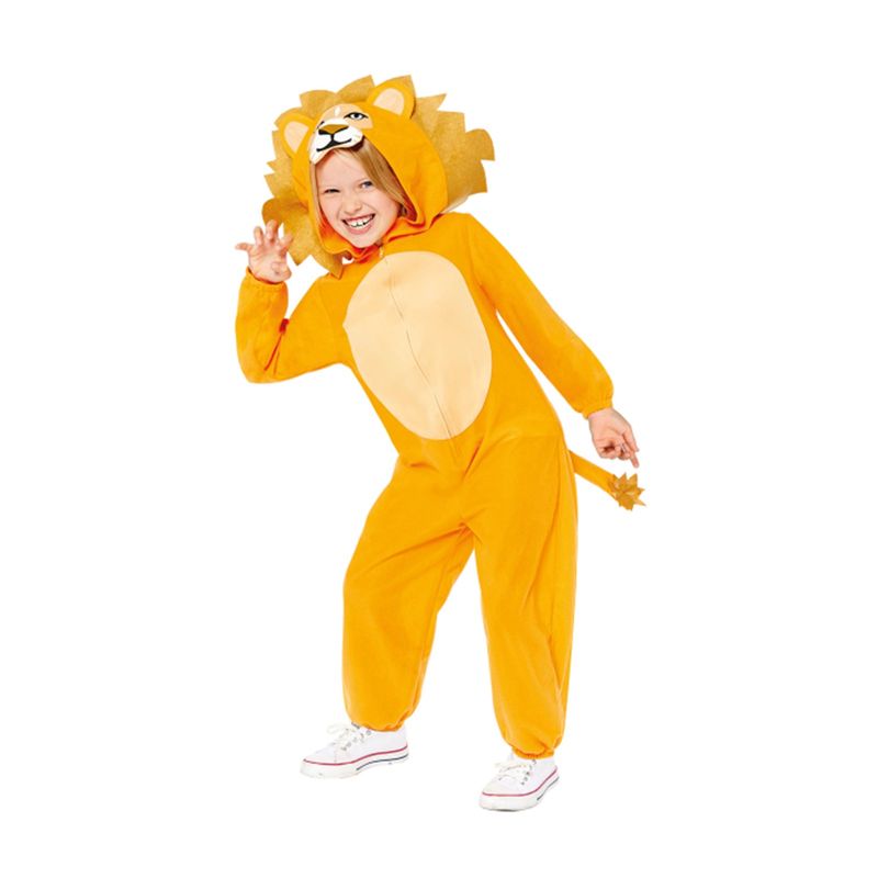Jucarii, Copii si Bebe - Jucarii si jocuri - Jucarii de rol - Masti si costume copii - Costum leu Onesie KidMania® pentru copii 10-12 ani 146 cm - Infinity.ro