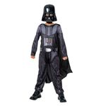 Jucarii, Copii si Bebe - Jucarii si jocuri - Jucarii de rol - Masti si costume copii - Costum Darth Vader Star Wars cu pelerina pentru copii 3-4 ani 98-104 cm - Infinity.ro