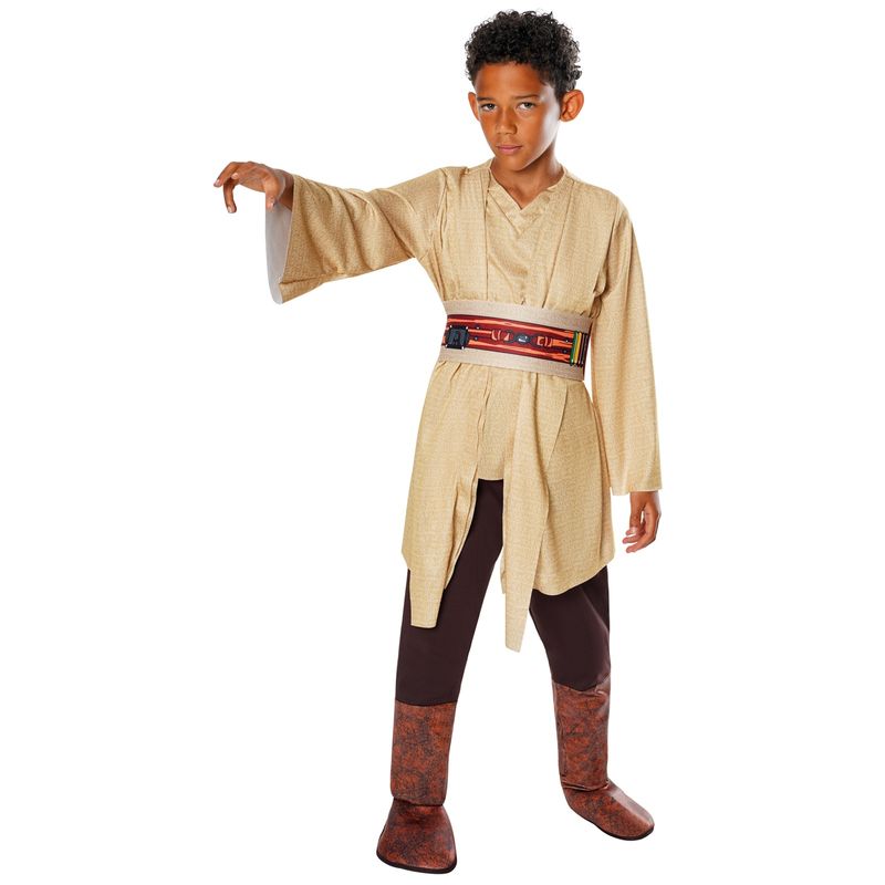 Jucarii, Copii si Bebe - Jucarii si jocuri - Jucarii de rol - Masti si costume copii - Costum Jedi Deluxe, Aventurile Tinerilor Jedi pentru baieti - Star Wars: Young Jedi Adventures 5-6 ani 110-116 cm - Infinity.ro