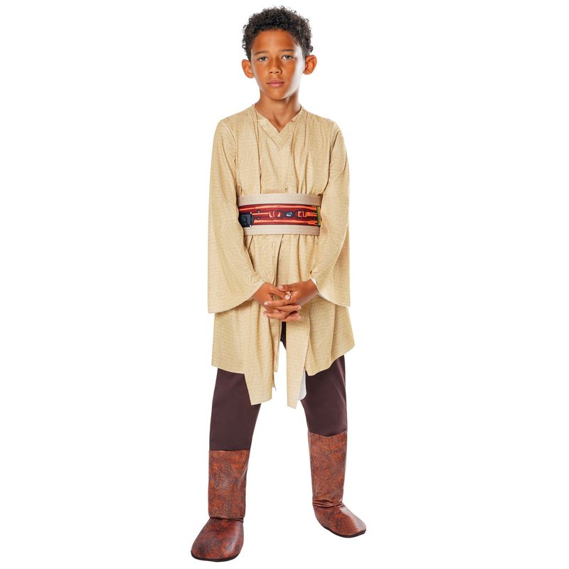 Jucarii, Copii si Bebe - Jucarii si jocuri - Jucarii de rol - Masti si costume copii - Costum Jedi Deluxe, Aventurile Tinerilor Jedi pentru baieti - Star Wars: Young Jedi Adventures 5-6 ani 110-116 cm - Infinity.ro