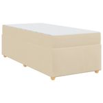 Casa si Gradina - Mobilier - Paturi si accesorii - Paturi - Cadru de pat Altele Crem 80 x 200 cm tesatura - Infinity.ro