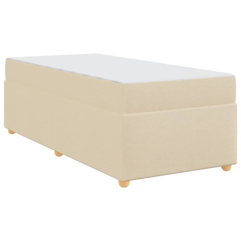 Casa si Gradina - Mobilier - Paturi si accesorii - Paturi - Cadru de pat Altele Crem 80 x 200 cm tesatura - Infinity.ro