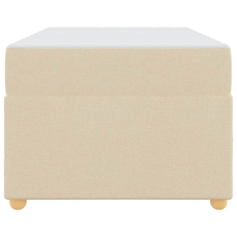 Casa si Gradina - Mobilier - Paturi si accesorii - Paturi - Cadru de pat Altele Crem 80 x 200 cm tesatura - Infinity.ro