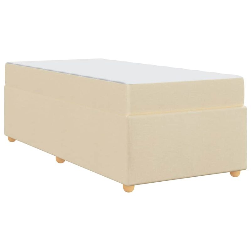 Casa si Gradina - Mobilier - Paturi si accesorii - Paturi - Cadru de pat Altele Crem 80 x 200 cm tesatura - Infinity.ro