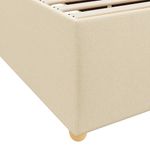 Casa si Gradina - Mobilier - Paturi si accesorii - Paturi - Cadru de pat Altele Crem 80 x 200 cm tesatura - Infinity.ro