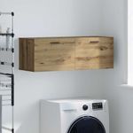 Casa si Gradina - Mobilier - Dulapuri si sifoniere - Dulapuri - Dulap de perete Pe perete stejar artizanal 100 x 36.5 x 35 cm - Infinity.ro