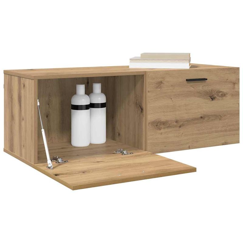 Casa si Gradina - Mobilier - Dulapuri si sifoniere - Dulapuri - Dulap de perete Pe perete stejar artizanal 100 x 36.5 x 35 cm - Infinity.ro