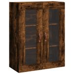 Casa si Gradina - Mobilier - Comode si corpuri - Corpuri bucatarie - Dulap inalt, stejar fumuriu, 69,5x34x180, lemn compozit - Infinity.ro