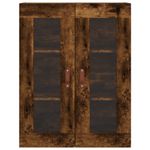 Casa si Gradina - Mobilier - Comode si corpuri - Corpuri bucatarie - Dulap inalt, stejar fumuriu, 69,5x34x180, lemn compozit - Infinity.ro