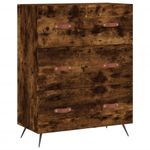 Casa si Gradina - Mobilier - Comode si corpuri - Corpuri bucatarie - Dulap inalt, stejar fumuriu, 69,5x34x180, lemn compozit - Infinity.ro