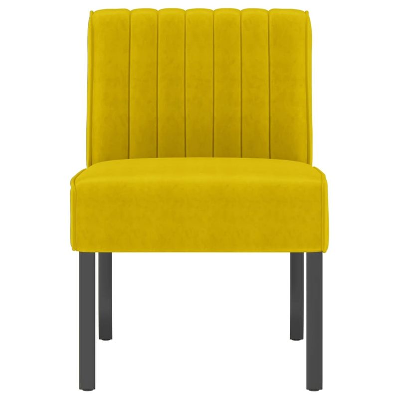 Casa si Gradina - Mobilier - Scaune si fotolii - Fotolii - Fotoliu, galben, catifea - Infinity.ro