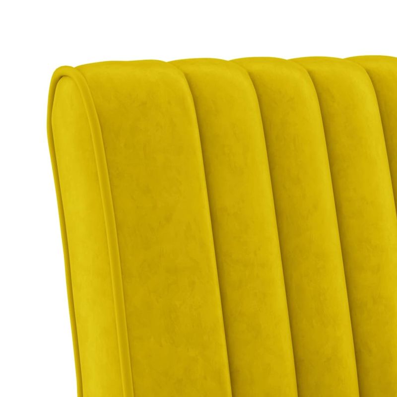 Casa si Gradina - Mobilier - Scaune si fotolii - Fotolii - Fotoliu, galben, catifea - Infinity.ro
