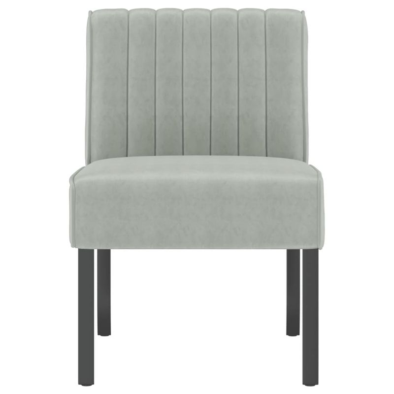 Casa si Gradina - Mobilier - Scaune si fotolii - Fotolii - Fotoliu, gri deschis, catifea - Infinity.ro
