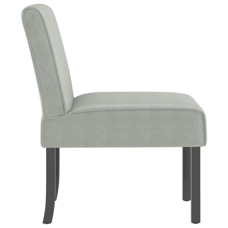 Casa si Gradina - Mobilier - Scaune si fotolii - Fotolii - Fotoliu, gri deschis, catifea - Infinity.ro