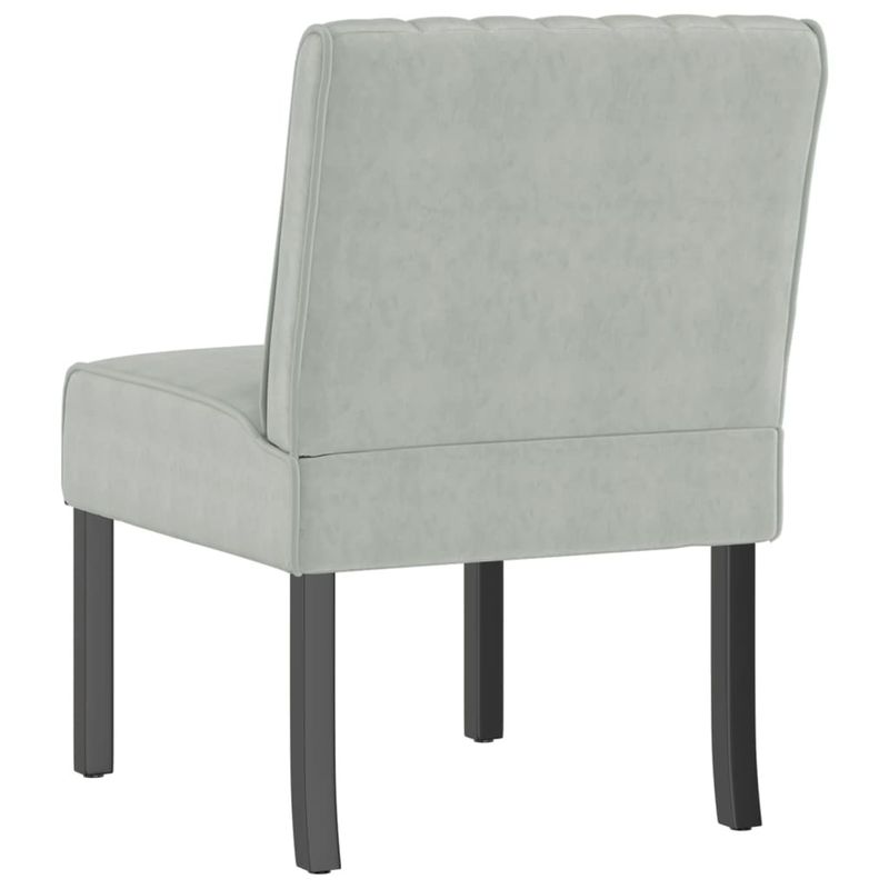 Casa si Gradina - Mobilier - Scaune si fotolii - Fotolii - Fotoliu, gri deschis, catifea - Infinity.ro