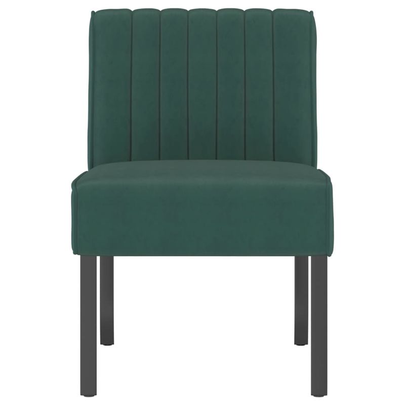 Casa si Gradina - Mobilier - Scaune si fotolii - Fotolii - Fotoliu, verde inchis, catifea - Infinity.ro