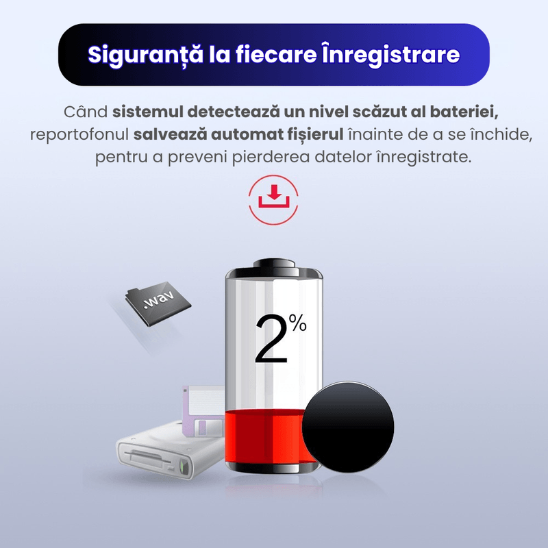 Laptop, Telefoane si Tablete - Wearables si gadgeturi - Gadgeturi - Dispozitive spionaj - Reportofon spion CLC SmartGear 8GB brosa, 96h inregistrare, activare vocala, sunet clar, ideal studenti, interviuri - Infinity.ro