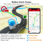 Auto si Moto - Electronice auto - Navigatii GPS - Mini GPS Tracker 4G, microfon live, urmarire in timp real, magnet, 10000mAh, IP67, alerte zona, viteza, miscare - Infinity.ro