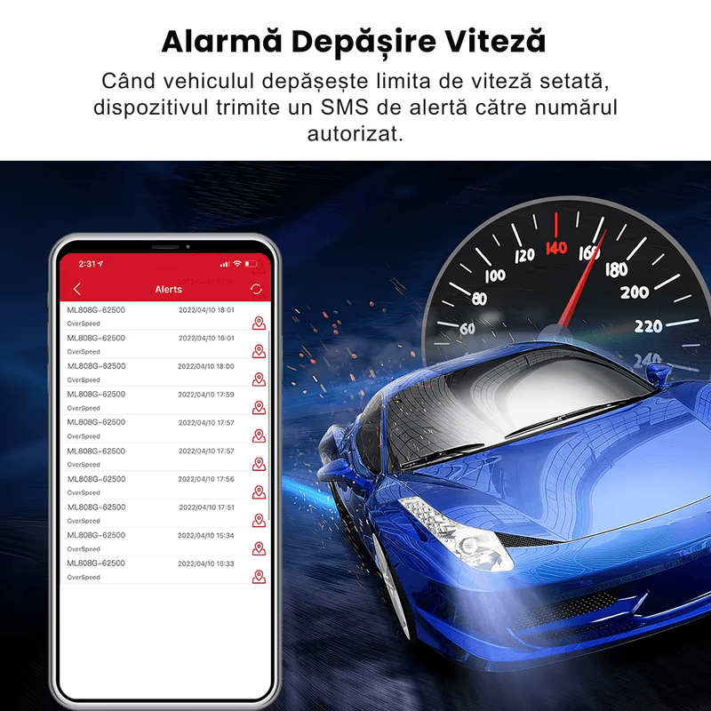 Auto si Moto - Electronice auto - Navigatii GPS - Mini GPS Tracker 4G, microfon live, urmarire in timp real, magnet, 10000mAh, IP67, alerte zona, viteza, miscare - Infinity.ro