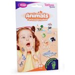 Ingrijire personala si Cosmetice - Ingrijire personala - Ingrijire corp - Tatuaje temporare - Set 69 tatuaje temporare tip autocolante, animale - Infinity.ro