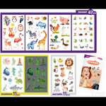 Ingrijire personala si Cosmetice - Ingrijire personala - Ingrijire corp - Tatuaje temporare - Set 69 tatuaje temporare tip autocolante, animale - Infinity.ro