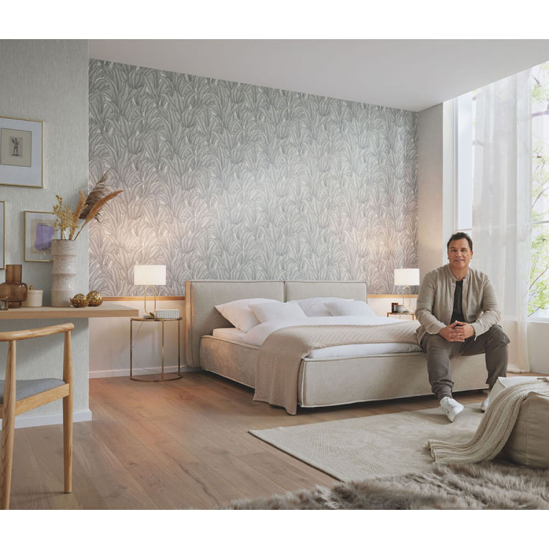 Casa si Gradina - Decoratiuni - Tapet - Tapet modern model cu frunze, efect 3D, 10371-31 - Infinity.ro