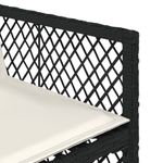 Casa si Gradina - Gradina si terasa - Mobilier exterior - Seturi mobila gradina - Set mobilier de gradina cu perne, 17 piese, negru, poliratan - Infinity.ro