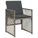 Casa si Gradina - Gradina si terasa - Mobilier exterior - Seturi mobila gradina - Set mobilier de gradina cu perne, 15 piese, gri, poliratan - Infinity.ro