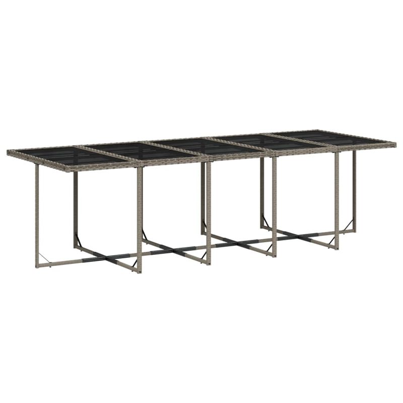 Casa si Gradina - Gradina si terasa - Mobilier exterior - Seturi mobila gradina - Set mobilier de gradina cu perne, 15 piese, gri, poliratan - Infinity.ro