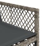 Casa si Gradina - Gradina si terasa - Mobilier exterior - Seturi mobila gradina - Set mobilier de gradina cu perne, 15 piese, gri, poliratan - Infinity.ro