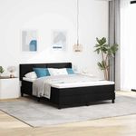 Casa si Gradina - Mobilier - Paturi si accesorii - Paturi - Pat boxspring cu saltea cu saltea Negru 160 x 200 cm - Infinity.ro