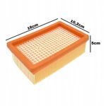 Electronice si Electrocasnice - Ingrijirea locuintei - Accesorii aparate pentru ingrijirea locuintei - Set filtru Hepa si 10 saci textili premium, NewEvo® , pentru aspiratoare Karcher seria, WD4 WD5 WD6 KWD6 - Infinity.ro