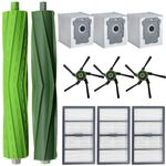 Electronice si Electrocasnice - Ingrijirea locuintei - Accesorii aparate pentru ingrijirea locuintei - Set 11 accesorii NewEvo compatibile cu iRobot Roomba S9, S9+, 2 perii tambur, 3 perii laterale, 3 filtre Hepa - Infinity.ro