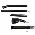 Electronice si Electrocasnice - Ingrijirea locuintei - Accesorii aparate pentru ingrijirea locuintei - Set 8 Mini Accesorii NewEvo® pentru Aspiratoare cu Diametru 30mm, 32mm, 35mm, 38mm, Montare Universala, Negru - Infinity.ro