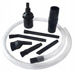 Electronice si Electrocasnice - Ingrijirea locuintei - Accesorii aparate pentru ingrijirea locuintei - Set 8 Mini Accesorii NewEvo® pentru Aspiratoare cu Diametru 30mm, 32mm, 35mm, 38mm, Montare Universala, Negru - Infinity.ro