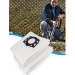 Electronice si Electrocasnice - Ingrijirea locuintei - Accesorii aparate pentru ingrijirea locuintei - Set 10 saci textili premium, NewEvo® , pentru aspiratoare Karcher seria, WD4 WD5 WD6 KWD6 SE5 SE 5.100 SE 6.100 - Infinity.ro