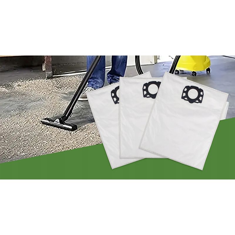 Electronice si Electrocasnice - Ingrijirea locuintei - Accesorii aparate pentru ingrijirea locuintei - Set 10 saci textili premium, NewEvo® , pentru aspiratoare Karcher seria, WD4 WD5 WD6 KWD6 SE5 SE 5.100 SE 6.100 - Infinity.ro
