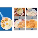 Casa si Gradina - Bucatarie si vesela - Vase pentru gatit - Tigai si seturi - Tigaie Clatite ,7Forme Animale, Din Otel Acoperit Cu Ceramica, atat pentru aragazul normal cat si pentru cel cu inductie - Infinity.ro