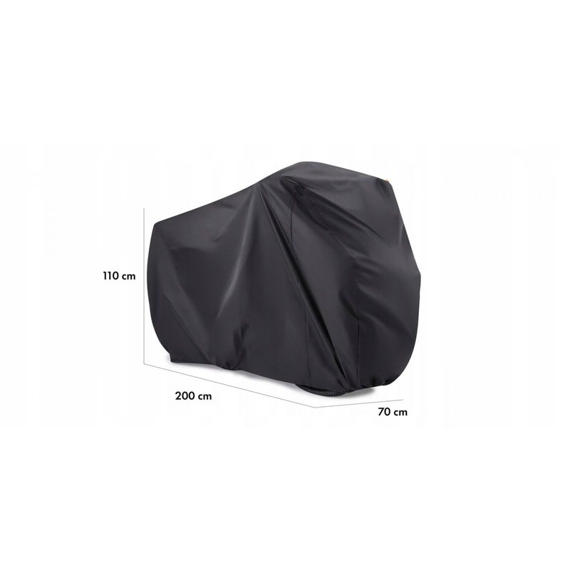 Sport si Outdoor - Ciclism - Accesorii pentru biciclete - Huse sa biciclete - Husa protectie pentru bicicleta, motocicleta, scuter NewEvo®, impermeabila, 200cm x 110cm x 70cm - Infinity.ro