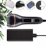 Ingrijire personala si Cosmetice - Aparate & accesorii ingrijire personala - Aparate cosmetice - Aparate pentru manichiura-pedichiura - Set Pila electrica pentru talpi si calcaie, Display digital, Acumulator 1200 mAh, 2viteze, 2400rot/min, 6 Capete incluse - Infinity.ro