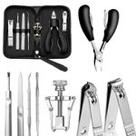 Ingrijire personala si Cosmetice - Manichiura si pedichiura - Truse manichiura si pedichiura - Trusa Manichiura Pedichiura, NewEvo, otel inoxidabil, 8piese, cu pila ,unghiera, cleste cuticule, impingator cuticule - Infinity.ro