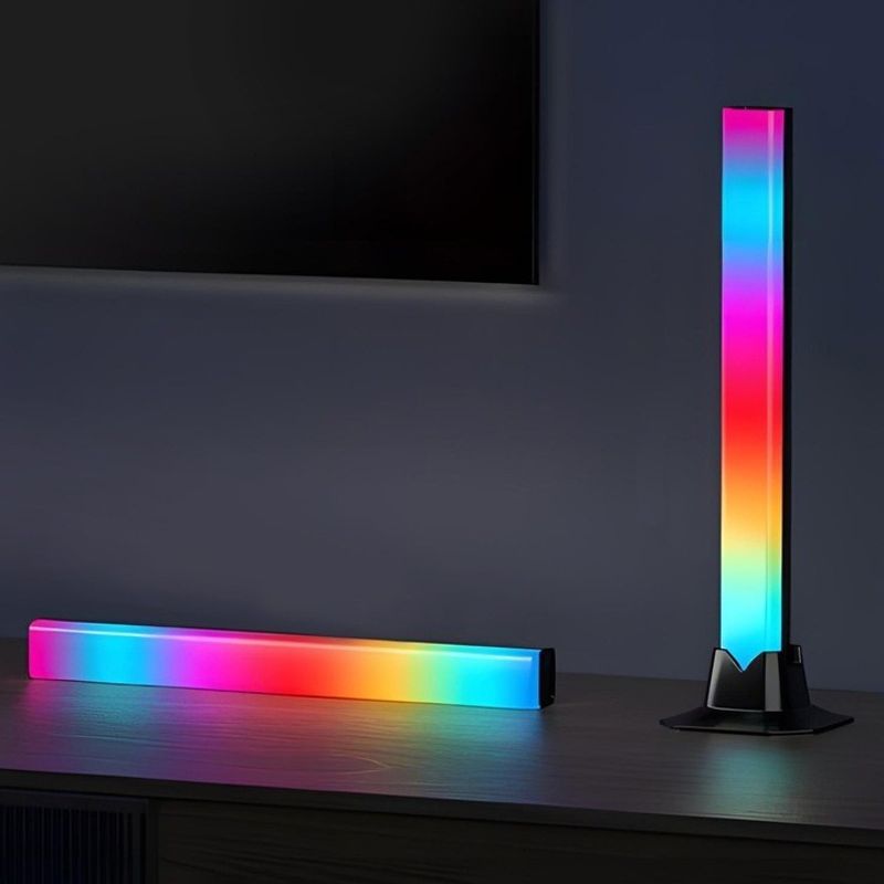 Casa si Gradina - Corpuri si surse de iluminat - Benzi LED - Banda de lumina inteligenta RGB LED, NewEvo®, Lumina ambientala, 16 milioane de culori, trei moduri de control - Infinity.ro
