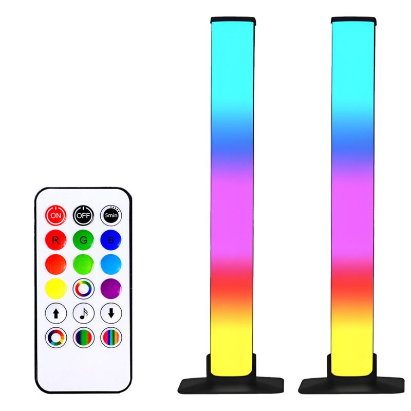 Casa si Gradina - Corpuri si surse de iluminat - Benzi LED - Banda de lumina inteligenta RGB LED, NewEvo®, Lumina ambientala, 16 milioane de culori, trei moduri de control - Infinity.ro