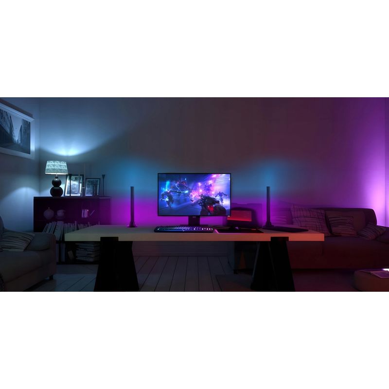 Casa si Gradina - Corpuri si surse de iluminat - Benzi LED - Banda de lumina inteligenta RGB LED, NewEvo®, Lumina ambientala, 16 milioane de culori, trei moduri de control - Infinity.ro